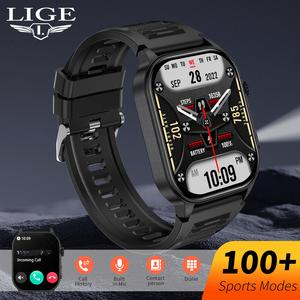 Lige BWKM02 nuovo Smartwatch uomo donna AI voce senza fili di salute Monitor Sport Fitness <span class=keywords><strong>2</strong></span>.0 'HD grande schermo uomo Smart Watch - Product Image 3