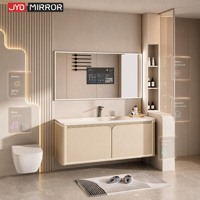 Espejo de Baño Inteligente Android con TV, Ecológico, con Analizador de Piel, Luz LED con IA, Montado en la Pared, Revestimiento de 4mm