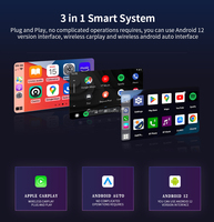 IHeylinkit Carplay AI Box con QCOM RAM 8+ ROM 128GB Android 16 Google Assistant USB Plug-n-Play Interfaz de Usuario Personalizada