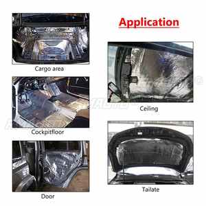 Tapis insonorisant pour voiture 140/100x100cm 7mm, isolation phonique pour capot moteur, pare-feu, matériau thermique en mousse d'aluminium - Product Image 3