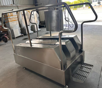 Machine de nettoyage de bottes électrique industrielle en acier inoxydable robuste pour l'élimination de l'huile et de la graisse, idéale pour la transformation alimentaire