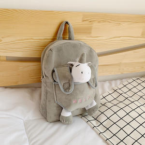 Nouveau <span class=keywords><strong>sac</strong></span> <span class=keywords><strong>à</strong></span> dos en peluche pour enfants, cartable de <span class=keywords><strong>maternelle</strong></span>, <span class=keywords><strong>sac</strong></span> <span class=keywords><strong>à</strong></span> dos de poupée animal mignon, <span class=keywords><strong>sac</strong></span> de collation de voyage pour enfants - Product Image 6