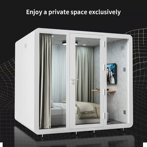 Easy to Install Soundproof Modern, Home Cubicle Portable Office Cabin Soundproof Cabin <b>Sleeping</b> Cabin Mobile <b>Sleeping</b> Room - Product Image 2