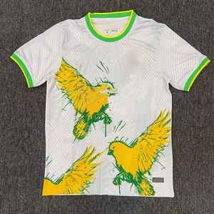 Camiseta <span class=keywords><strong>de</strong></span> Fútbol <span class=keywords><strong>de</strong></span> <span class=keywords><strong>Brasil</strong></span> 2026 <span class=keywords><strong>de</strong></span> <span class=keywords><strong>Neymar</strong></span> con Nombre Termotransferible, 100% Poliéster, para la Selección Nacional <span class=keywords><strong>de</strong></span> <span class=keywords><strong>Brasil</strong></span>, Edición Especial Jesús - Product Image 5