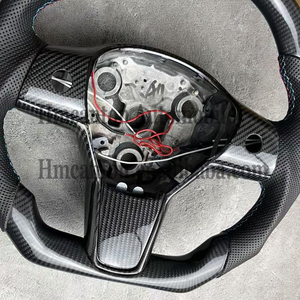 พวงมาลัยรถยนต์แบบ3โหมด Y หนังคาร์บอนไฟเบอร์สำหรับเทสลารุ่นสินค้าใหม่ - Product Image 3
