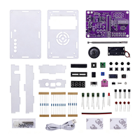 Kit Electrónico de Radio FM DIY, 87-108MHz, Frecuencia Ajustable, Pantalla Digital, Proyecto de Soldadura, Práctica de Soldadura, RDA5807S