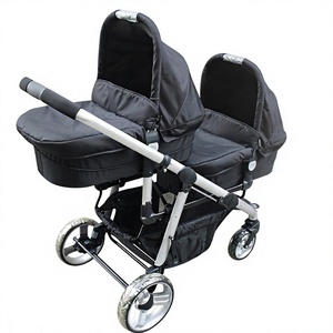 Nuevo Cochecito Doble VICO de Alta Gama, Popular, con Estructura de Aluminio, Plegable, Convertible, con Ruedas Grandes y Frenos - Product Image 4