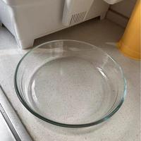 Four à micro-ondes allant au four vaisselle en verre cuisson plat rond moule à gâteau transparent borosilicate plateau de cuisson en verre résistant à la chaleur