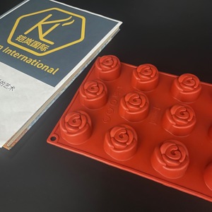 แม่พิมพ์อบขนมรูปดอกกุหลาบ 3 มิติ 15 ช่อง ยี่ห้อ <span class=keywords><strong>KaiLan</strong></span> ทำจากซิลิโคนแพลตตินัมเกรดอาหาร ปลอดสารพิษ ไม่ติดกระทะ ใช้กับเครื่องล้างจานและเตาอบได้ - Product Image 4
