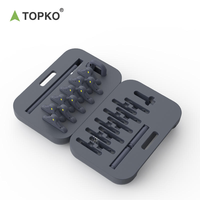 Ensemble d'haltères réglables TOPKO 3 en 1 (hantel, barre, kettlebell) avec étui de rangement portable pour entraînement à domicile
