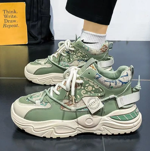 Men's <b>Shoes</b> 2026 New Spring Youth Casual Running Sports <b>Shoes</b> Student Thick Sole Non slip Dad <b>Style</b> <b>Shoes</b> Men - Product Image 3