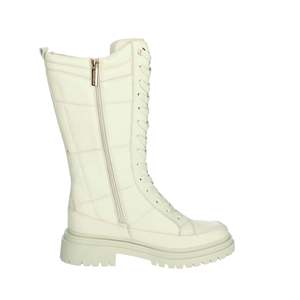 Botas de media pantorrilla para mujer Carmela color crema 160920 con tacón - Product Image 4