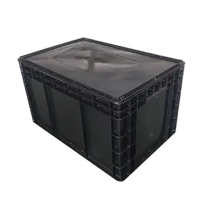 155X105X55mm ESD Case Rectangular Black Antistatic Small Container Box