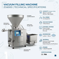 Machine automatique de remplissage et de ligature de saucisses, machine industrielle en acier inoxydable pour le remplissage de viande, machine à saucisses