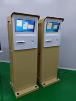 Sistem masuk parkir logam luar ruangan & Dispenser kartu dalam ruangan kios: desain sepenuhnya dapat disesuaikan