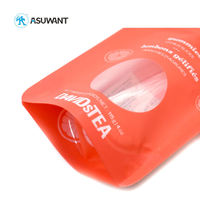 Pochette debout personnalisée en plastique anti-odeur, ziplock alimentaire mylar sac en plastique emballage transparent