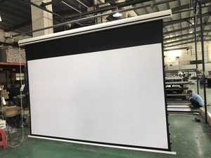 Pantalla motorizada de 120 "con control remoto para cine en casa/Cine Pantalla de proyección de tensión de pestaña de techo de <span class=keywords><strong>alta</strong></span> calidad - Product Image 3