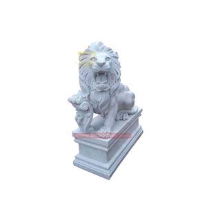 Hotel all'aperto e Villa giardino decorazione del paesaggio Design in marmo leone statua arte scultura per Villa e giardino - Product Image 6