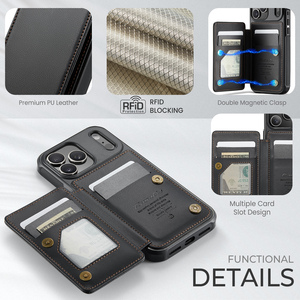 <span class=keywords><strong>CaseMe</strong></span> ranura para tarjeta bolsa de efectivo para <span class=keywords><strong>iPhone</strong></span> 11 <span class=keywords><strong>12</strong></span> 13 14 15 16 17 AIR Plus <span class=keywords><strong>Mini</strong></span> Pro Max XS XR TPU suave Flip PU funda de teléfono de cuero - Product Image 5