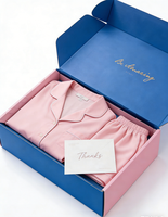 Boîtes d'emballage en carton ondulé de luxe pour vêtements, écharpes, emballages cadeaux, logo personnalisé, boîtes blanches recyclables pour vêtements