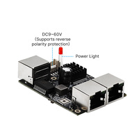 Module de commutation YINUO-LINK YN-IES103 Stock MINI industriel de haute qualité à 3 ports Gigabit 10G Full-Duplex QoS VLAN