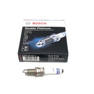 Bujía Doble Platino <span class=keywords><strong>BOSCH</strong></span> 02411455297CF, Reemplazo 241145523 para VW Audi - Product Image 2