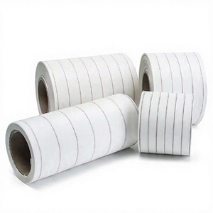 Kwaliteitsborging Fabrikant Leverancier Aanpasbaar 85g SANJI Merk Alkalivrij Gewoon Geweven Rood Lijn Vacuüm Glasvezeldoek - Product Image 4