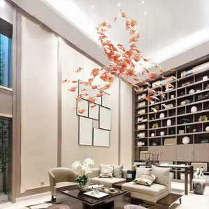 Vente en gros Nordique Simple Moderne Suspendu Maison Salon Led Lustre Lampe Cristal Led Lumière Lustre Suspension Lampe - Product Image 3