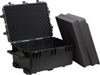 MQ1630 Mallette à outils en plastique dur, étanche et roulante avec insert en mousse