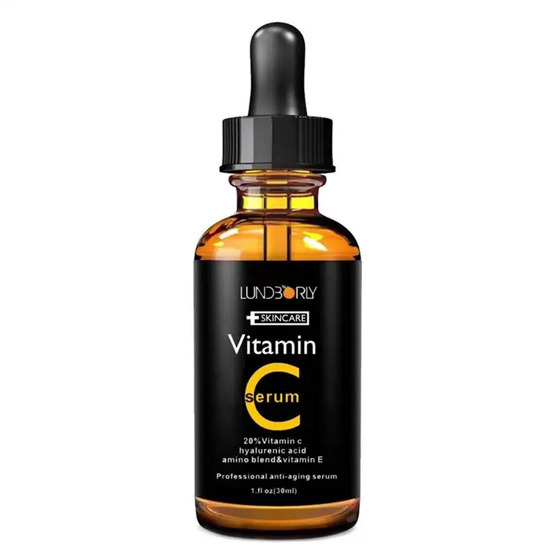 Sérum naturel à la vitamine C pour le visage, sérum de soin Facial, hydratant Anti-âge, avec vibe E