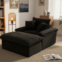 Canapé-lit inclinable en mousse à mémoire de forme confortable, pliable, lavable, appartement, hôtel, fauteuil de jeu, petit lit
