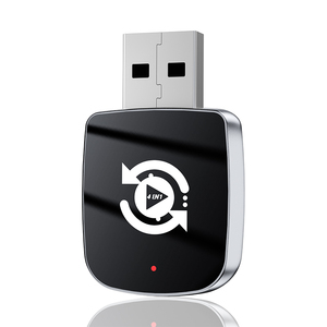 อะแดปเตอร์ CarPlay ไร้สายสำหรับรถยนต์ รองรับ Android Auto, Mirror Link, Airplay แบบ 4 in 1 ขนาดเล็ก ใช้พอร์ต USB - Product Image 1