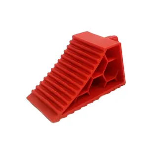 Belading 3000Kg Pe Wiel Chock Voor Vrachtwagen Bandenstop Motorfiets Rubber Wiel Chock