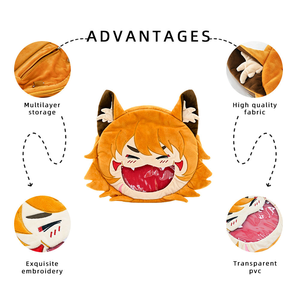 Sac Ita à motif anime mignon en gros, sac de présentation anime personnalisé avec motif souriant, sac à dos Ita, sac bandoulière Ita pour usage quotidien - Product Image 4