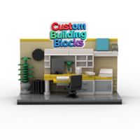 Blocs de construction MOC ABS, modèle personnalisé pour les cadeaux d'entreprise pour l'anniversaire de l'entreprise