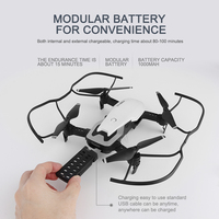 Drones débutants K98 Pro2 avec caméra double HD 4K, mini drone volant à LED, drone de contrôle, mini jouets UFO VS E88 E58