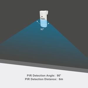 Tuya WiFi <span class=keywords><strong>Sensor</strong></span> de movimiento interior Antirrobo Alarma infrarroja Detector de movimiento <span class=keywords><strong>Sensor</strong></span> <span class=keywords><strong>PIR</strong></span> Smart Life APP Protección de seguridad - Product Image 4