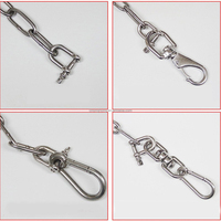 Personnaliser divers types de manilles en acier inoxydable européennes JIS américaines Ancre de levage de type shackle, shackle à boucle robuste, shackle DEE