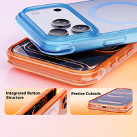 Coque magnétique mate douce au toucher pour iPhone 16 17 18 Pro Max avec protection antichoc Airbag ODM OEM en gros