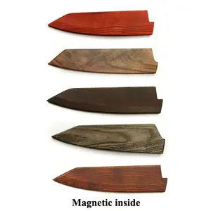 High-end Quality Kitchen Chef Knife Wooden Sheath Stainless Steel Wood Eco-friendly