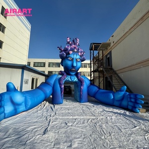 Dj चरण संगीत समारोह समुद्र तट कार्यक्रम के लिए इंफ्लेटेबल सुरंग, सजावट के लिए देवी सुरंग - Product Image 5