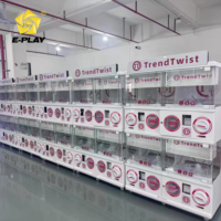 Máquina expendedora de juguetes cápsula Eplay, mini máquina expendedora de chicles, enchufe universal, máquina Gachapon de autoservicio, caja sorpresa operada con monedas