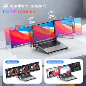 14 inch 1080P Màn hình kép xách tay màn hình máy tính xách tay màn hình mở rộng cho văn phòng chơi game thứ hai hiển thị - Product Image 3