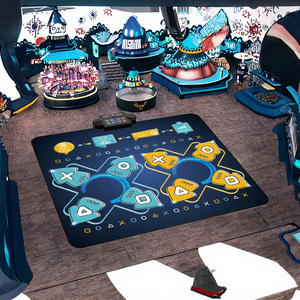 Console de jeu sans fil à double joueur avec 2 manettes, caméra HD, boule lumineuse colorée et base antidérapante pour la maison - Product Image 3