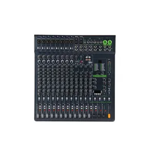 16-channel Audio Mixer Portable Sound Mixing Console USB Computer Input 416V Phantom Power Monitor for Home