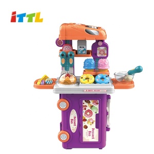 Juego de Juguetes de <span class=keywords><strong>Cocina</strong></span> de Plástico 3 en 1 <span class=keywords><strong>para</strong></span> Niños, 29 Piezas, <span class=keywords><strong>para</strong></span> Simular una Tienda de Postres - Product Image 5