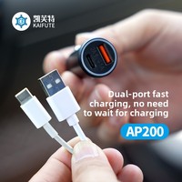 Mini chargeur de voiture avec traceur GPS, chargeur rapide sans fil USB Type C pour allume-cigare, application officielle Find My, garantie 1 an