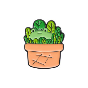 Broche de plantas suculentas divertidas, insignia de animales de dibujos animados, PIN de payaso de circo - Product Image 4