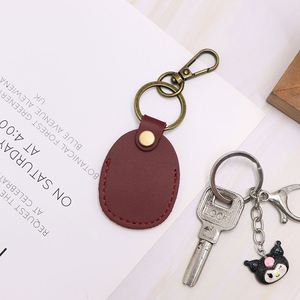 CustomPU Leather Embossed Durable Door <b>Lock</b> Access Card Holder <b>Portable</b> Car Brand Keychain Gifts for Men - Product Image 5