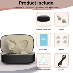 Nuevos auriculares duales Mini audífono con compartimento de carga para adultos, reducción de ruido <span class=keywords><strong>en</strong></span> el oído, sin silbidos, recargable - Product Image 3